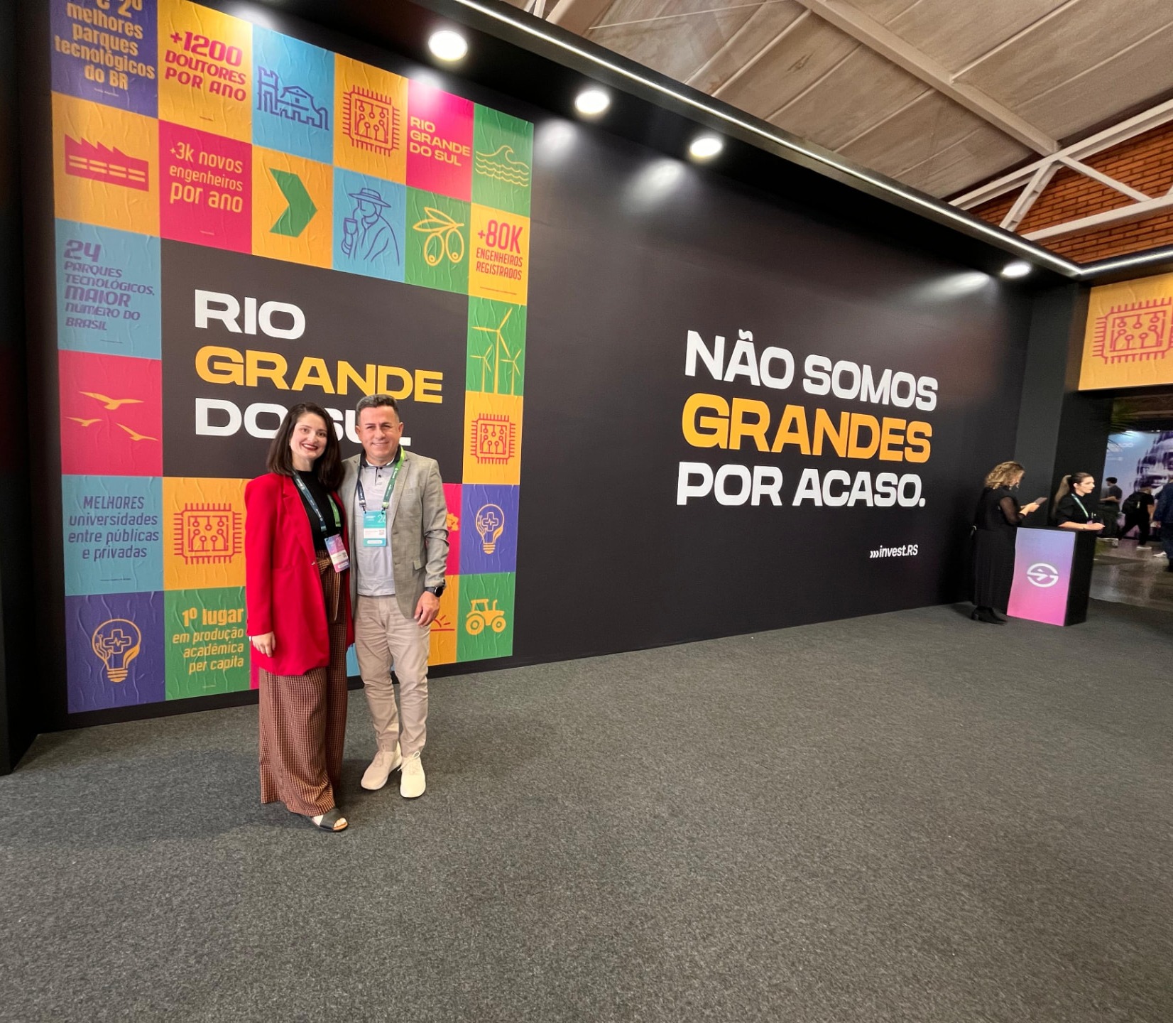 Equipe da Redpoint Impacto em evento de inovação